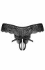 Obsessive Trinise Crotchless Thong stringi damskie tył
